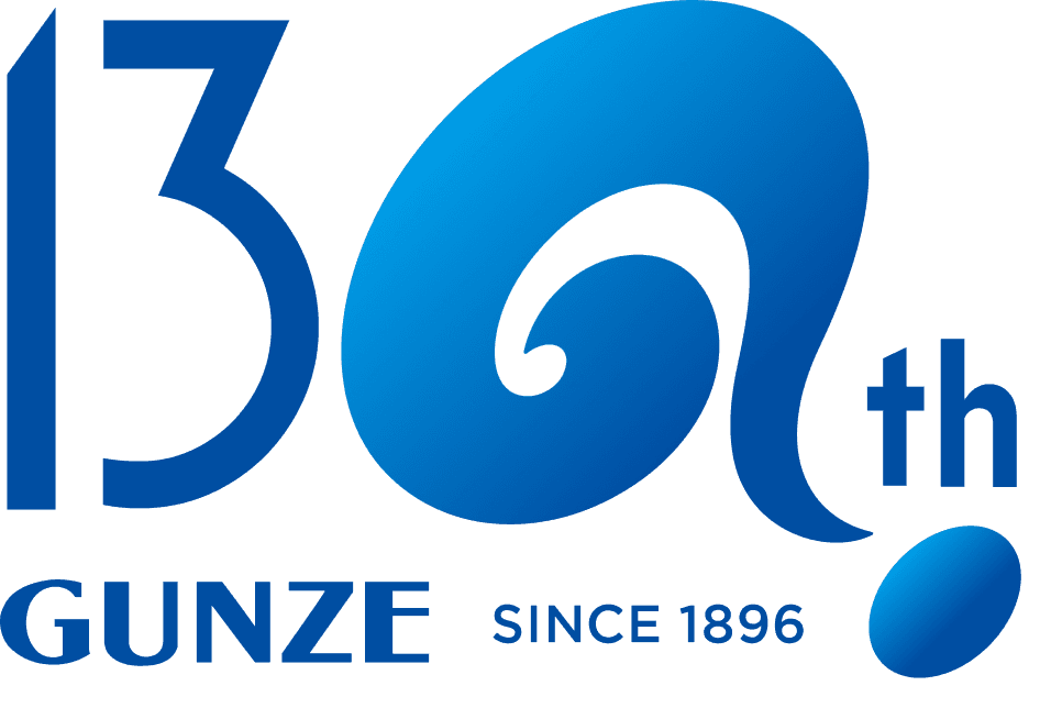 GUNZE 130th since 1896