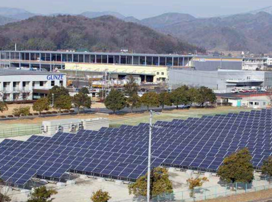 グンゼ福島太陽光発電設備