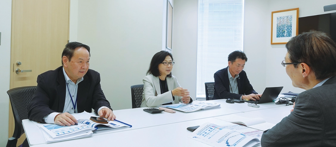 セルサイドアナリストとの1on1ミーティング画像