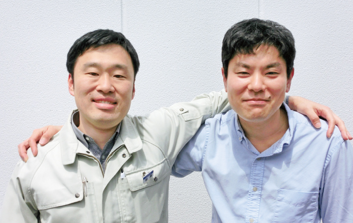 QOL研究所 研究室　岩澤亮（左）・井出啓太（右）
