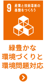 緑豊かな環境づくりと環境問題対応