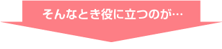 そんなとき役に立つのが…